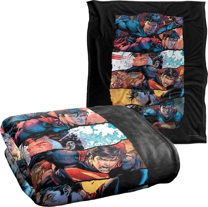 Image du produit Superman - Couverture motif/style Collage TORN (152 x 127 cm)