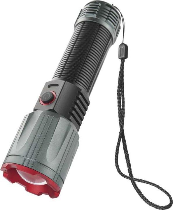 Produktbild Emos LED RECHAR.METAL FLASHLIGHT LARGE 3000lm, 5 000mAh (17.50 cm, 3000 lm)