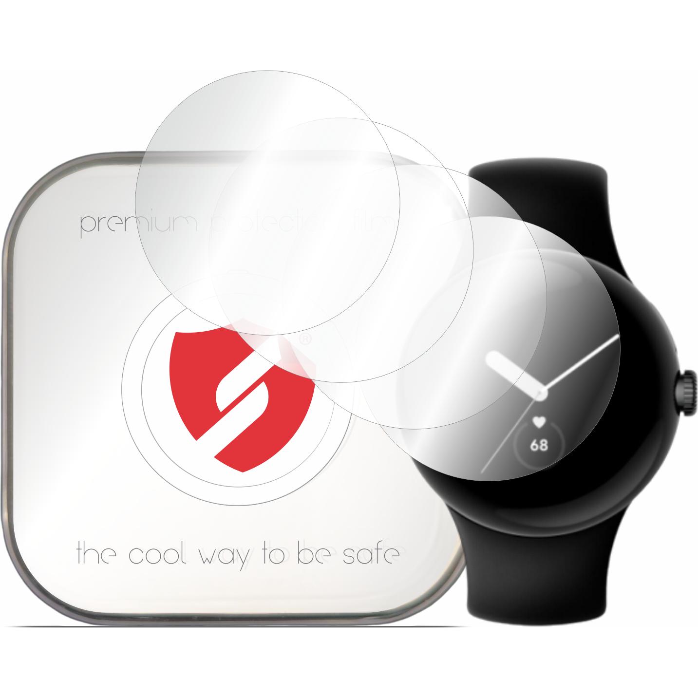 Smart Protection - Premium Classic (4 pack) - Google Pixel Watch / Watch 2 - Clear, Smartwatch Zubehör, Transparent