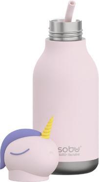 Produktbild Asobu Unicorn Beasts - Thermoflasche Mit Strohhalm 460 Ml (0.46 l)