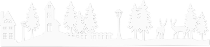 Produktbild VBS Papier-Silhouette "Winterlandschaft"