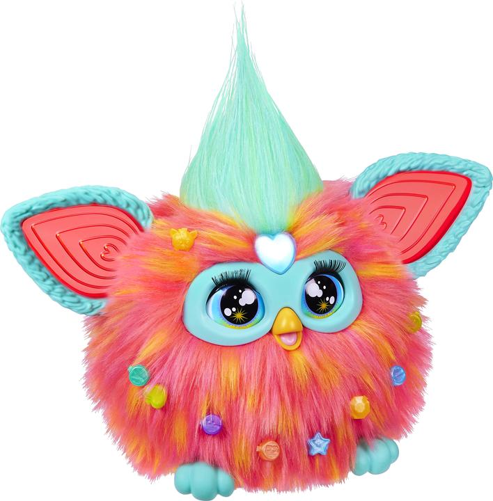 Productafbeelding Furby interactief pluchen speelgoed (oranje) - Italiaanse stemuitvoer (15 cm)