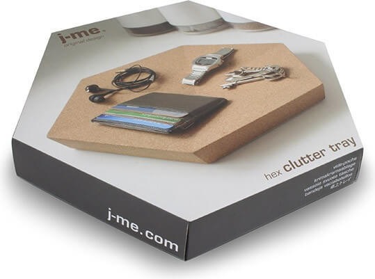 j-me HEX Kork Tablett