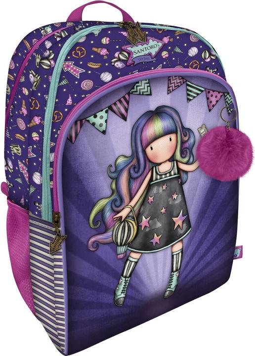 Image du produit Santoro Sac à dos scolaire Gorjuss Up and away Violet 34.5 x 43.5 x 22 cm