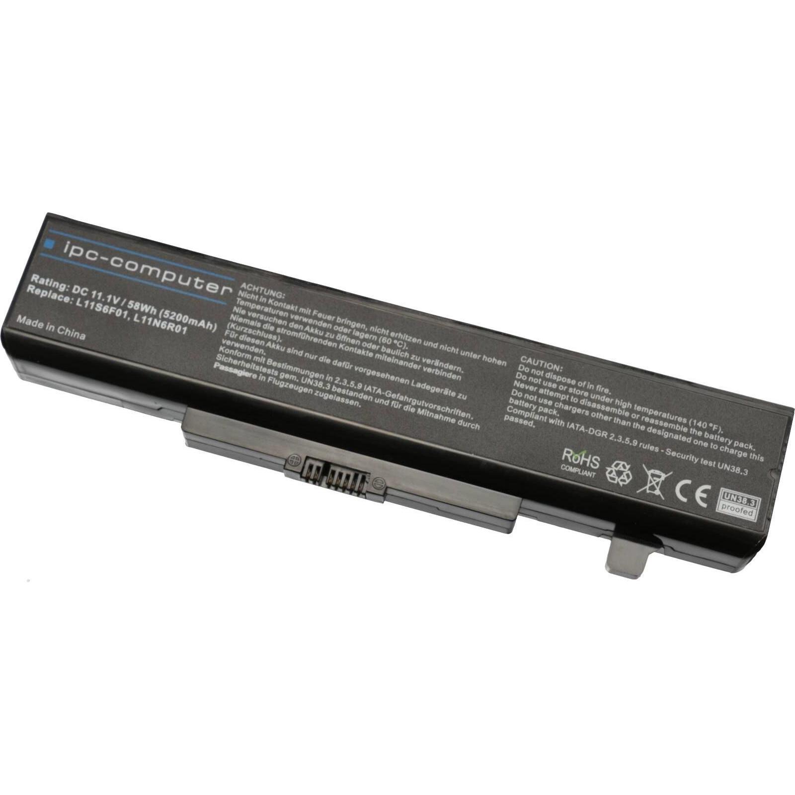 IPC 121500040 (6 Zellen, 5200 mAh), Notebook Akku
