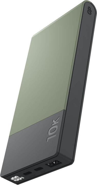 Produktbild GP Batteries GP PowerBank M2+ 10C 10000mAh 2xUSB-C/1xUSB-A grün LED-Anzeige (22.50 W, 37 Wh)