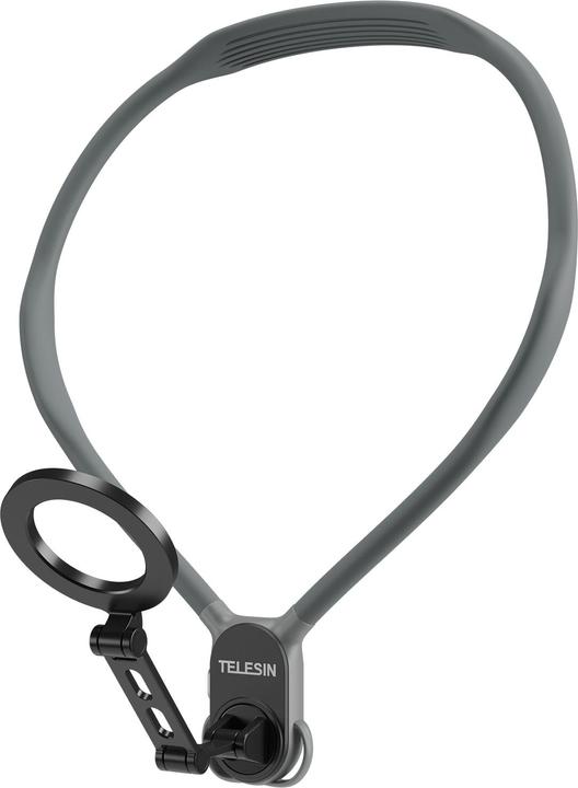 Actual product image Telesin magnetic neck mount for mobilephone-Max Version(grey)-