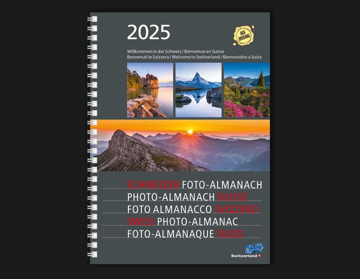 Produktbild Schweizer Foto-Almanach (15 x 21 cm, Harter Einband, Deutsch, Französisch, Spanisch, Italienisch, Englisch)