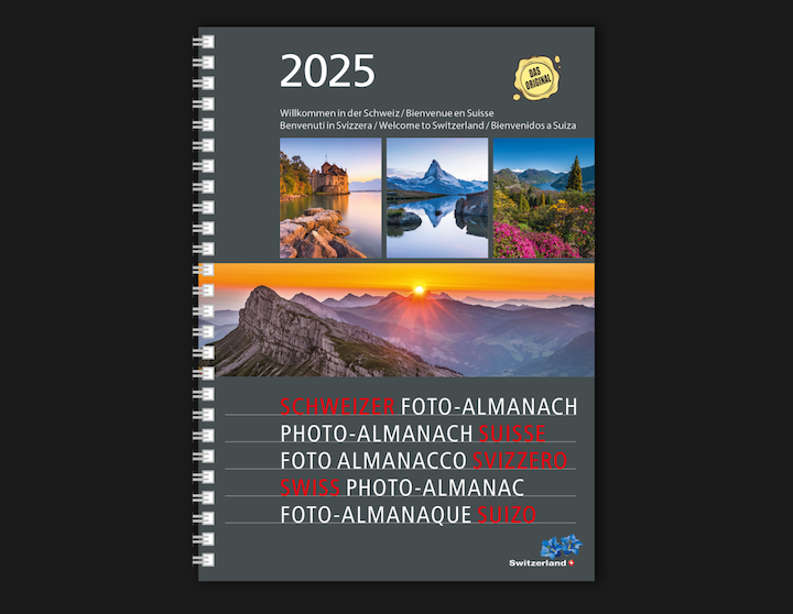 Immagine prodotto Almanacco fotografico svizzero (15 x 21 cm, Copertina rigida, Tedesco, Francese, Spagnolo, Italiano, Inglese)