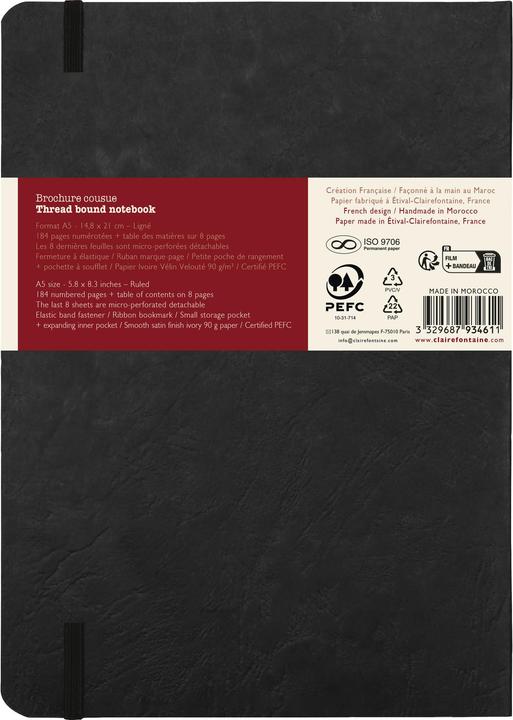 Immagine prodotto Clairefontaine Borsa dell'età (A5, Quadretti, Copertina rigida)