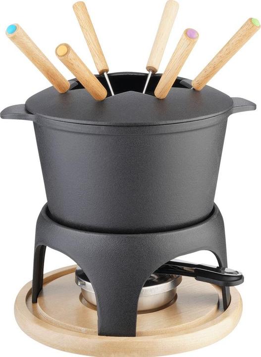 Eva- Kochen und Haushalt Eva FondueSet avec soucoupe12pcs (Fondue bourguignonne)