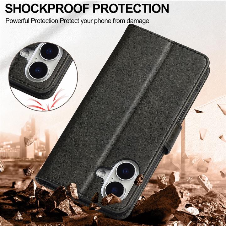 Produktbild Ueli Express Leder Buch Etui Tasche mit Kartenfach (Apple iPhone 17)