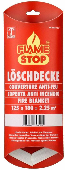Mentrex FlameStop fire blanket 125 x 180 cm