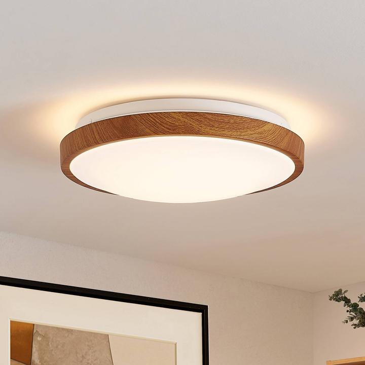 Actual product image Lindby Mynte LED ceiling light, round, 29.5 cm (500 lm)