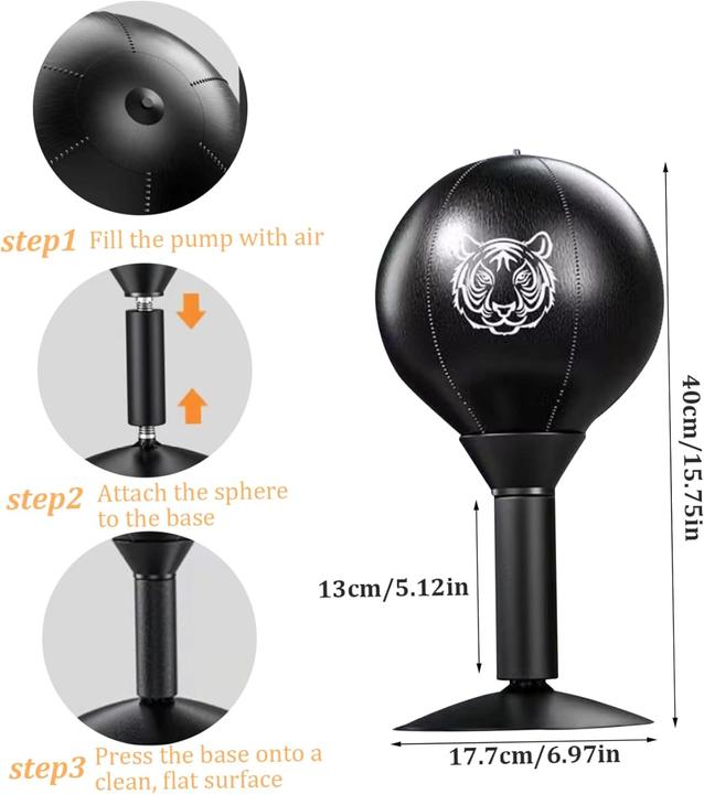 Produktbild Grtheenumb Desktop-Boxsack mit Tigermuster