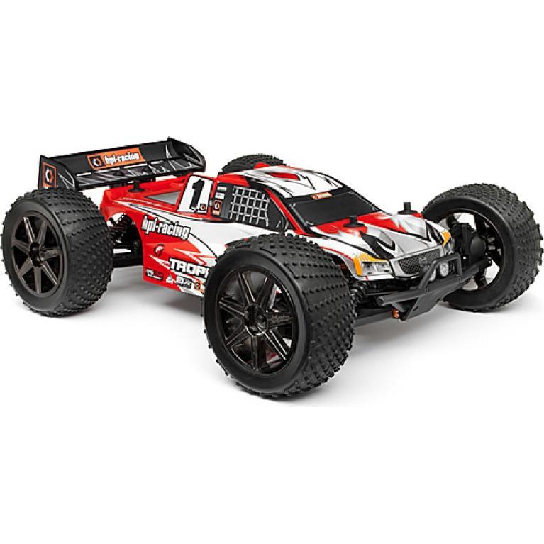 HPI Clear Trophy Truggy Flux Bodyshell w/Window Masks and Decals