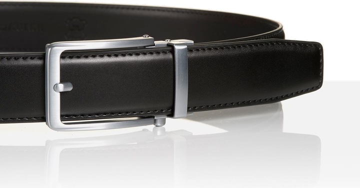 Immagine prodotto Monti Cintura in pelle STANFORD larga 3,5 cm, fibbia automatica, variabile in continuo (120)