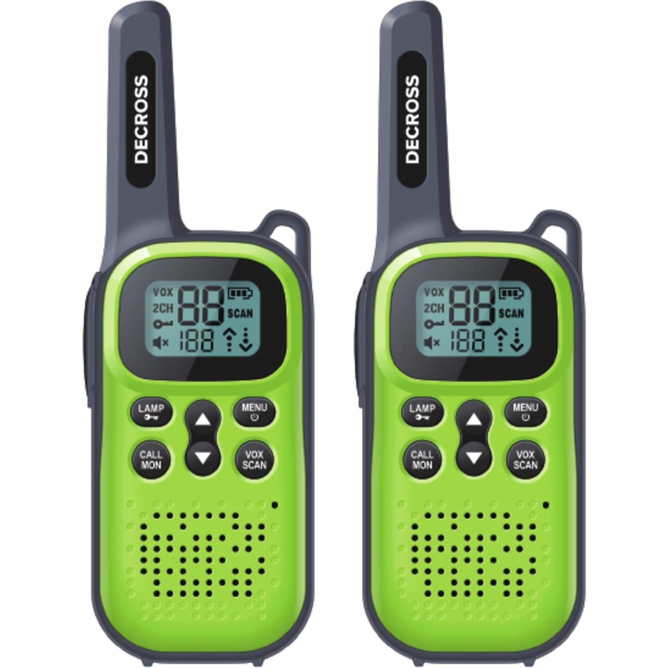 Decross DC44 Twin EU (4 km), Walkie-talkie, Verde