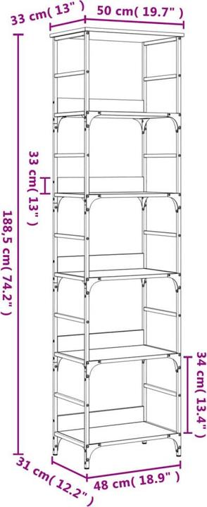 Produktbild VidaXL Ford (50 x 33 x 188.5 cm)