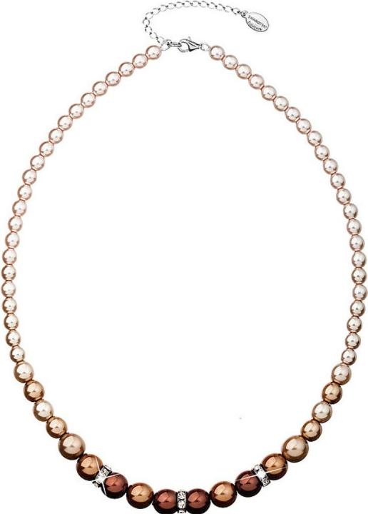 Actual product image Evolution Group Necklace with pearls 32.005.3 brown (L)