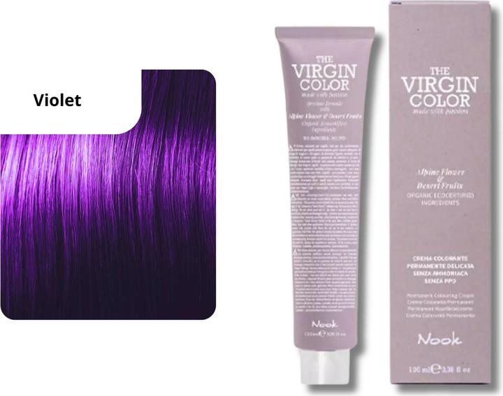 Actual product image Nook Virgin Colour hair dye (Tone Modulator Violet)