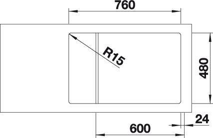Produktbild Blanco Lemis XL 6 S-IF Compact (Einbauspüle, 78 cm, 50 cm)