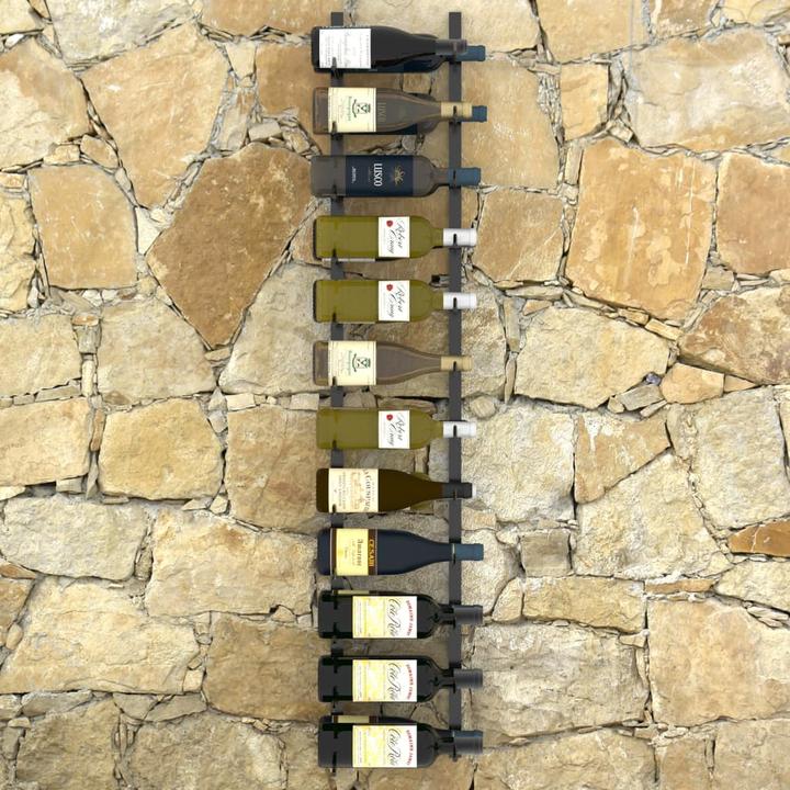 Produktbild VidaXL Weinregal (22,5 x 2,5 x 116 cm, 24 Fl.)