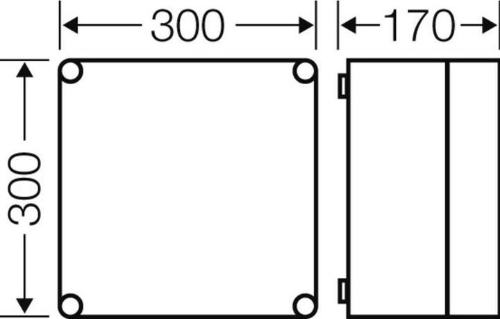 Actual product image Hensel Mi Polycarbonate Electrical Junction Box (Housing)