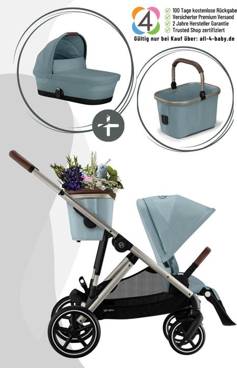 Actual product image Cybex Gazelle S Kinderwagen inkl. Cot S Babywanne / Kombikinderwagen