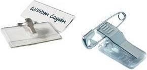 Image du produit Durable Plaques nominatives en acrylique avec clip combiné