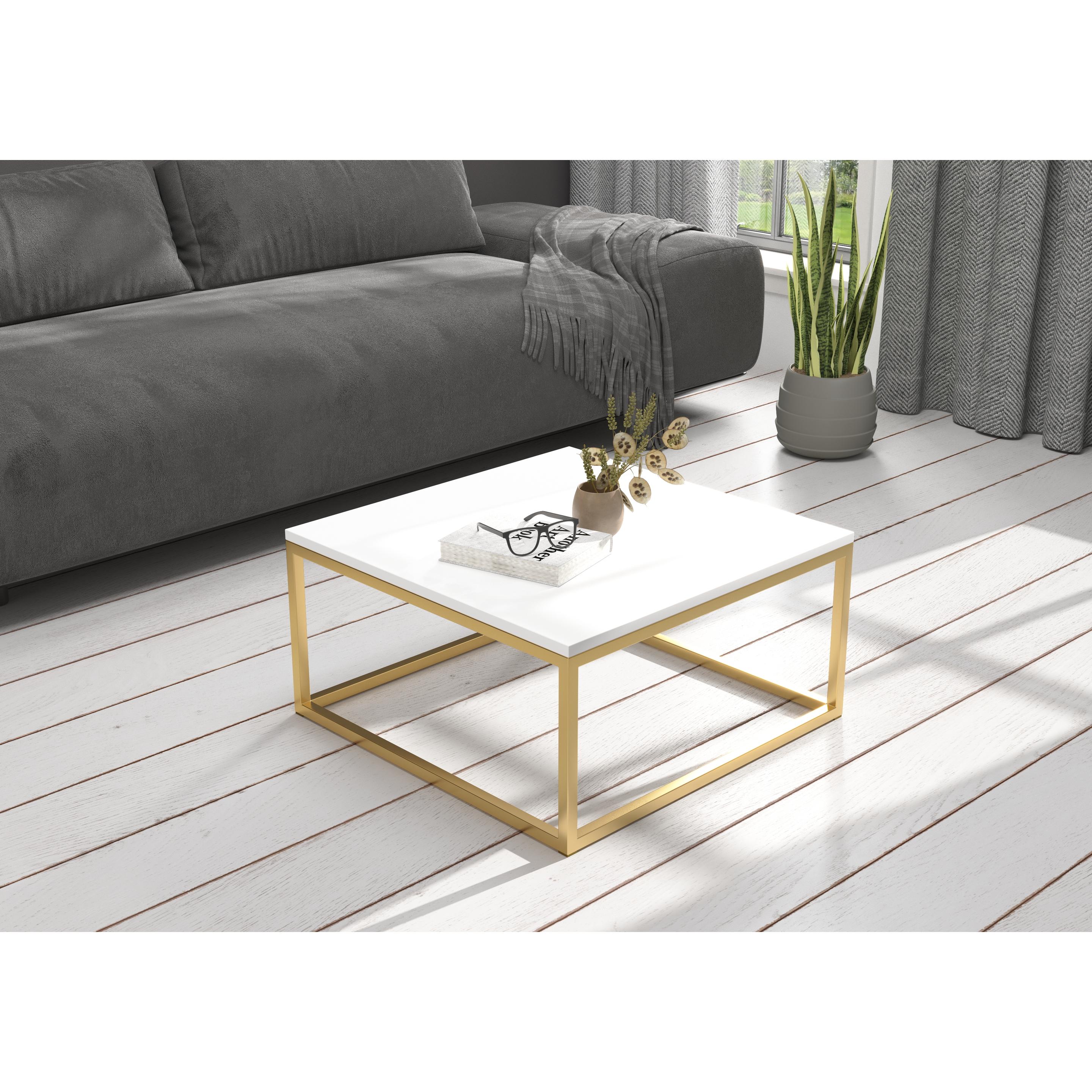 Thumbnail - ADRK Furniture, Couchtisch + Beistelltisch, Belten (65 x 65 x 33 cm)