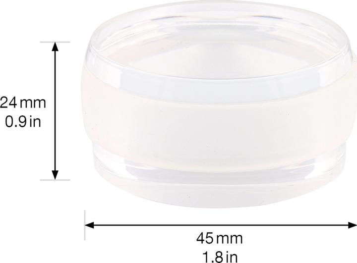 Produktbild Bodentürstopper Clear ø 45x23.5 mm (1 Stück)