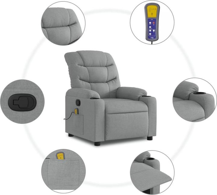 Actual product image vidaXL Massage-Relaxsessel