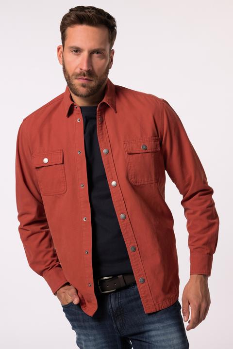 Produktbild JP1880 JP 1880 Canvas-Hemd, Langarm, Kentkragen, Modern Fit (8XL)