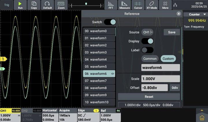 Immagine prodotto Voltcraft DOV1002 Digital-Oszilloskop 100 MHz 2-Kanal 1.25 GSa/s 50 Mpts 12 Bit (CAT II)