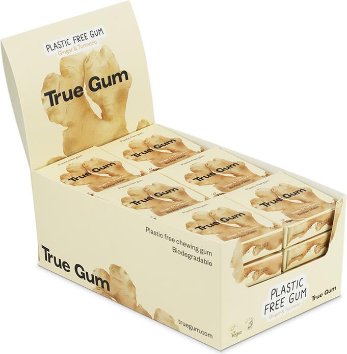 Actual product image True Gum Ginger and turmeric (1 pcs., 21 g)