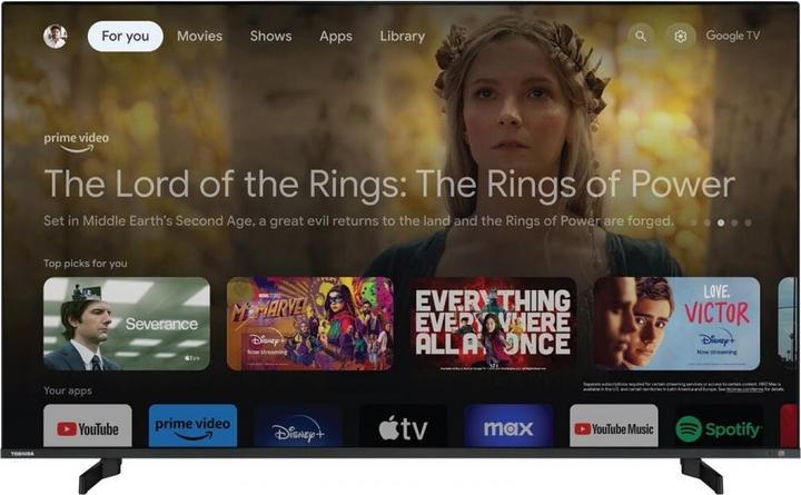 Actual product image Toshiba 55QG5E63DG (55", QLED, 4K)