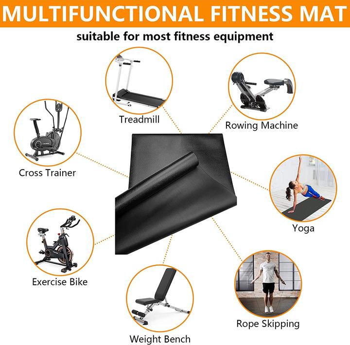 Actual product image Giovara Floor Protection Mat Black (0.60 cm)