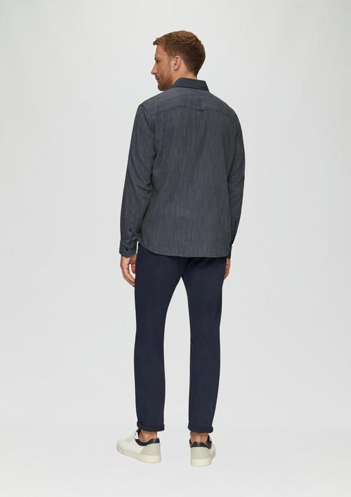 Image du produit S.Oliver Hemd Regular Fit: Strukturiertes Hemd mit Fischgratmuster (M)