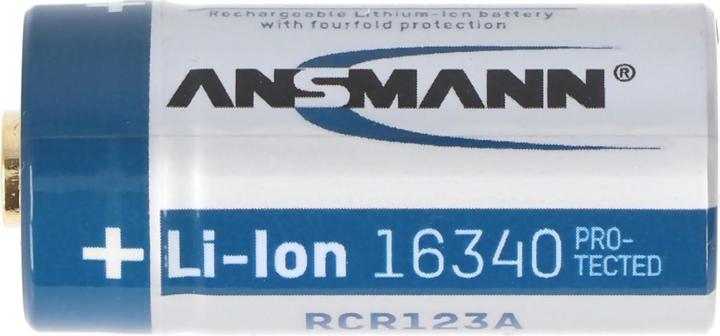 Actual product image Ansmann Akku 16340, RCR123, CR123A mit USB-C Ladebuchse (850 mAh)