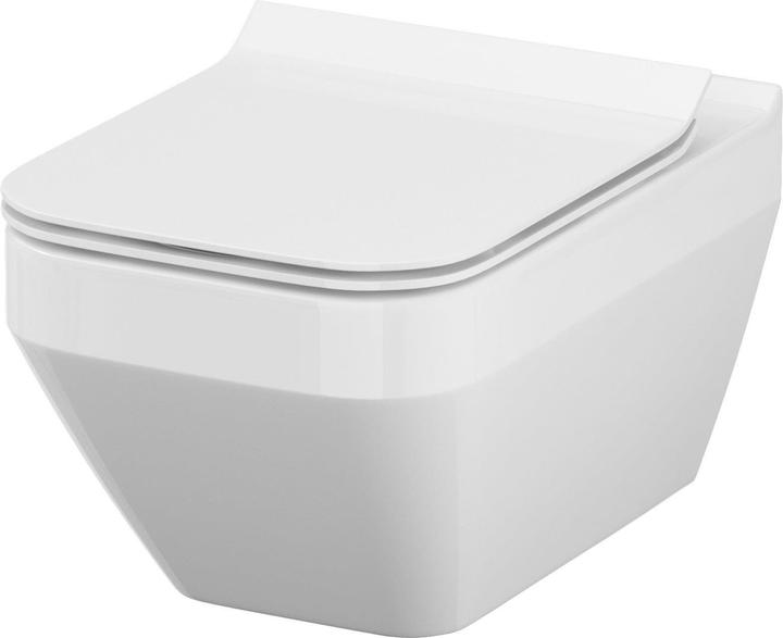 Cersanit Wall Hung Bowl Crea Rectangul No Seat