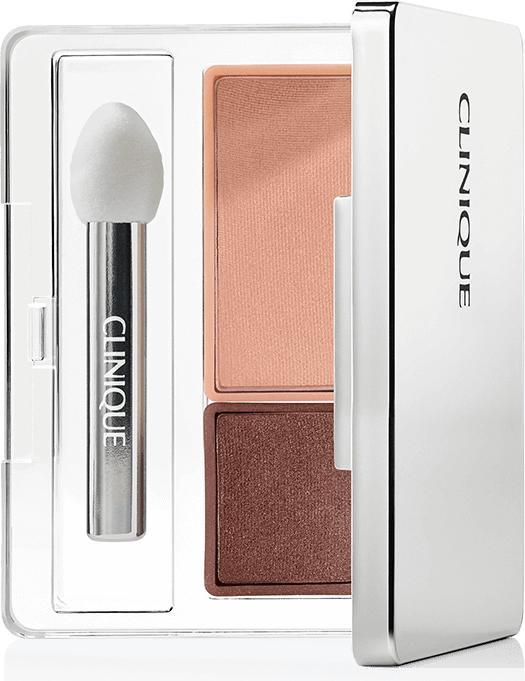 Actual product image Clinique All About Shadow Duo Seashell Pink (Fawn Satin, Seashell Pink)