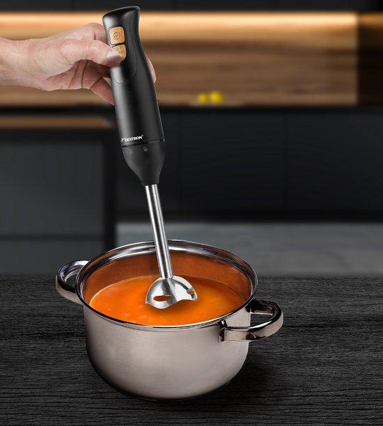 Produktbild Bestron Stabmixer, Black & Wood Serie
