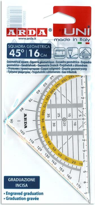 Arda Triangle géométrique Uni (16 cm)