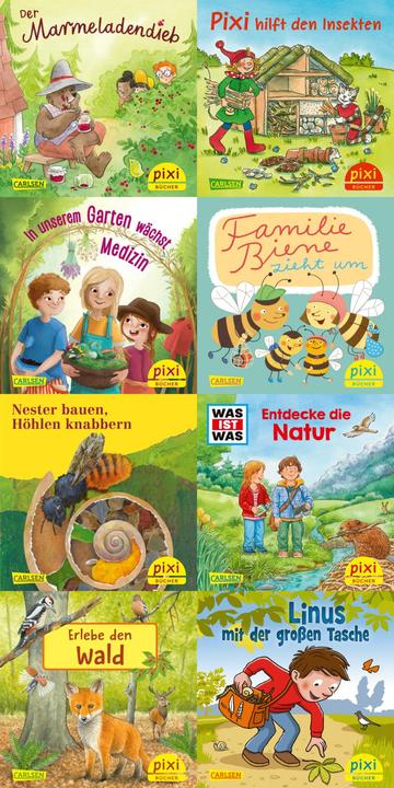Pixi-8er-Set 290: Pixi liebt die Natur (German, Various, 2023)