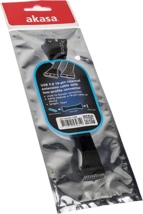 Image du produit Akasa Câble de rallonge (0.15 m, USB 3.2 Gen 1)