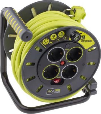 RS PRO Medium cable reel 4 Schuko 25m (25 m)