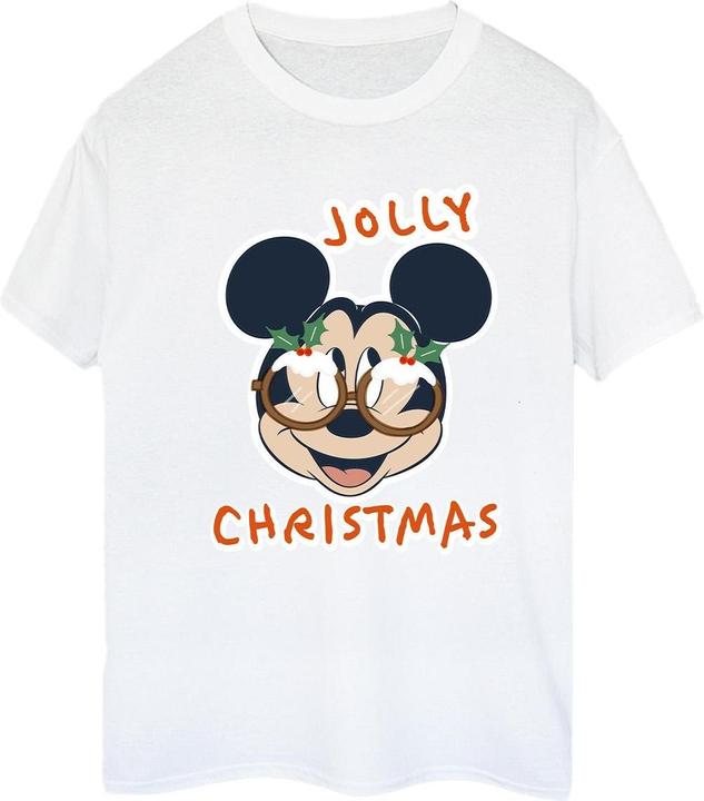 Produktbild Disney Mickey Mouse Jolly Christmas Glasses TShirt (3XL)