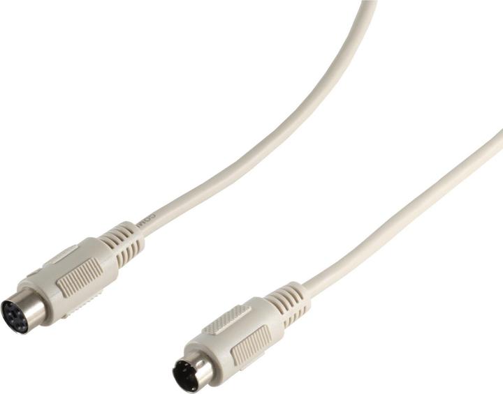 Image du produit Shiverpeaks S/CONN maximum connectivity Rallonge PS2, Mini DIN mâle 6 broches vers Mini DIN femelle 6 broches (3 m, PS/2)