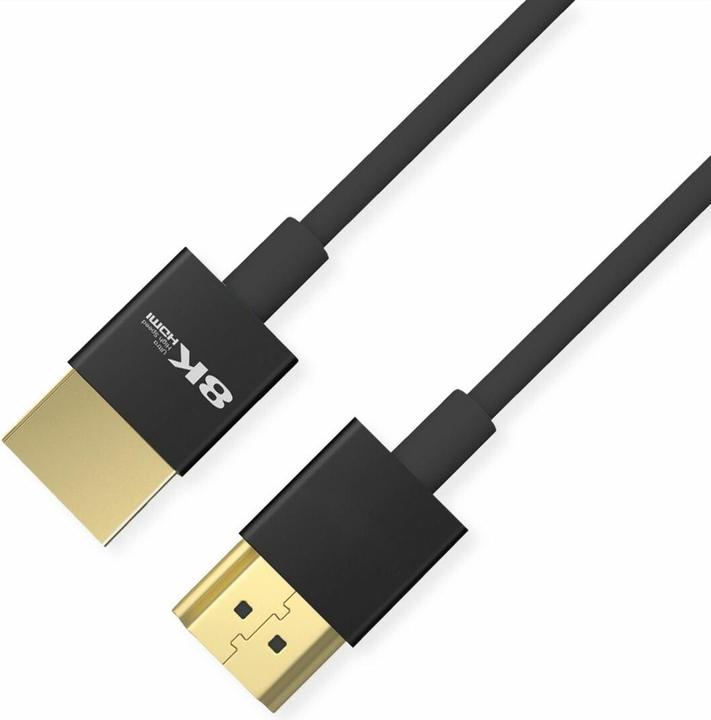 Roline UltraHD HDMI Kabel 8K, Slim, 2.0m (2 m)